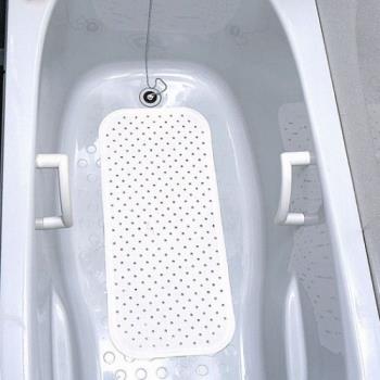 日本waise浴缸專用大片加長型吸盤止滑墊