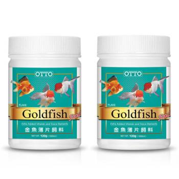 【OTTO】奧圖 金魚薄片飼料 120g X 2入
