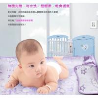 寶寶涼爽透氣冰絲涼蓆組(涼蓆x1+枕套x1)