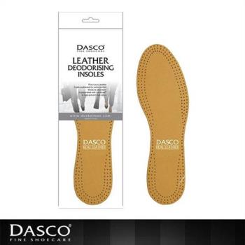 【鞋之潔】英國伯爵DASCO女鞋舒適真皮鞋墊 除臭 植物性塗料 無化學成份 含Sanitized認証抗菌成份