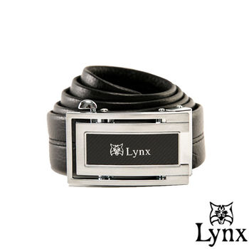 Lynx - 山貓城市系列U型款自動扣真皮皮帶