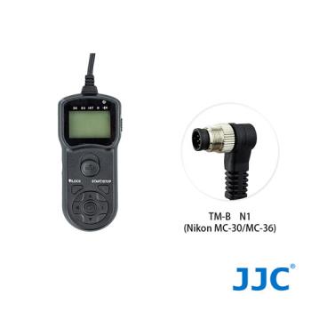 JJC TM-B 液晶定時快門線 N1(Nikon MC-30/MC-36)