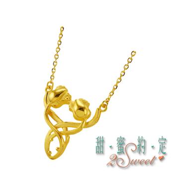 【甜蜜約定】甜蜜純金項鍊-約重2.25錢(NC-S143)