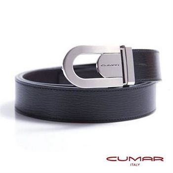 CUMAR 義大利牛皮鏤空造型紳士皮帶 0596-E41-01