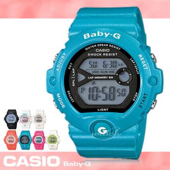 【CASIO卡西歐BABY-G系列】甜蜜女孩運動錶_慢跑錶_中性錶_防水(BG-6903-2D)