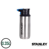 【美國Stanley】不鏽鋼保溫瓶/登山系列 Switchback單手真空保溫杯 0.35L(不鏽鋼原色)