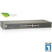 【LevelOne】 16埠綠色環保乙太網路交換器 (FSW-1650)