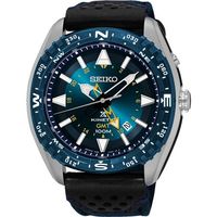 SEIKO Prospex GMT 菁英人動電能腕錶-藍/45mm 5M85-0AE0B(SUN059P1)