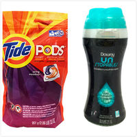 美國原裝Tide Pods汰漬洗衣凝膠球3效合1(38入*1)+【美國PG芳香粒】衣物芳香粒-翡翠微風(泰版)(275g) *2
