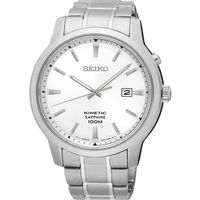 SEIKO KINETIC 紳士型男人動電能腕錶-銀/44mm 5M82-0AX0S(SKA739P1)