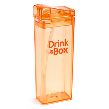 【Drink in the box】Tritan兒童運動吸管杯(大)-果凍橘