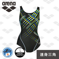 arena 休閒款 L6208WZ 日本製 女士 連身三角泳衣 保守 Y背 防潑水 運動顯瘦泳衣