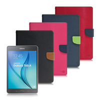 【台灣製造】MyStyle Samsung Galaxy Tab A 9.7 (P550) 甜蜜雙搭支架側翻皮套
