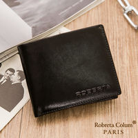 Roberta Colum - 魅力無限牛皮款8卡2照短夾-共2色