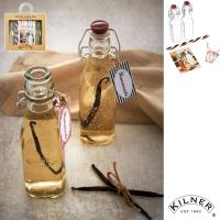 【KILNER】扣式玻璃飲料瓶禮盒(二入) 0.25L