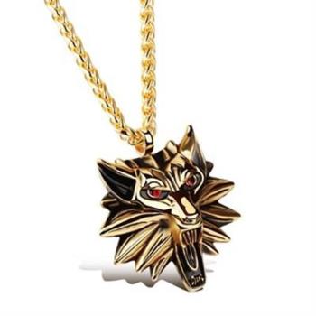 【米蘭精品】鈦鋼項鍊對鍊紅眼霸氣狼頭野獸男飾品2色73cl97 【米蘭精品】鈦鋼項鍊對鍊紅眼霸氣狼頭野獸男飾品2色73cl97