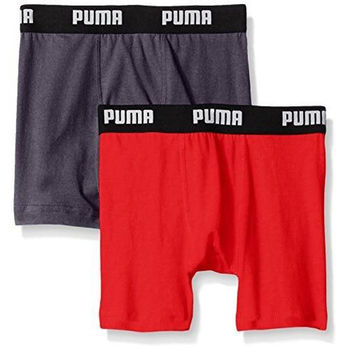 【Puma】2016男孩學生柔軟碳黑紅四角內著混搭2件組(預購)