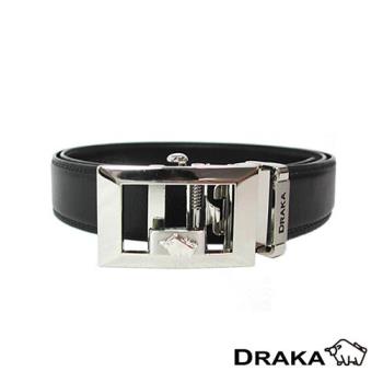 DRAKA - 時尚男用牛皮自動皮帶 - 6013