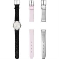 DKNY 時尚主流紐約風三色皮帶套錶-34mm NY2435