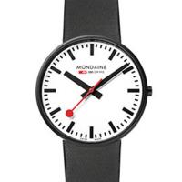 MONDAINE 瑞士國鐵Giant大錶面限量腕錶/42mm-黑框 (660811K)
