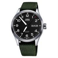 ORIS Big Crown ProPilot 日曆機械腕錶-黑x墨綠/45mm 0175276984164-0752214FC