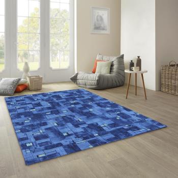 【范登伯格】新世代活潑生動地毯-星辰(藍)-150x200cm