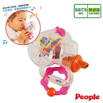 日本People-新口哨笛智育玩具(新生兒/5感刺激/不含塗料)