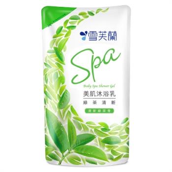 【雪芙蘭】美肌SPA沐浴乳《綠茶清新》700g補充包(即期)2025.06月到期