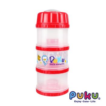 任-PUKU藍色企鵝 獨立大三層PP奶粉盒(粉色)