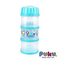 任-PUKU藍色企鵝 - 獨立大三層PP奶粉盒(水色)