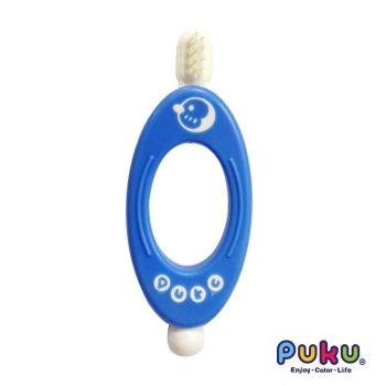 任-PUKU藍色企鵝 造型乳牙刷(水色)