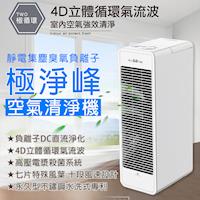 【樂司科 Lasko】AirWhite 極淨峰靜電集塵臭氧負離子空氣清淨機 A534TW