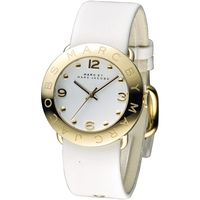 MARC By Marc Jacobs 金色亮麗時尚女錶-白(MBM1150)