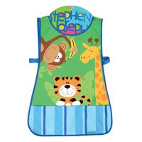 【Stephen Joseph】童趣造型防水圍裙-叢林動物園(新版)