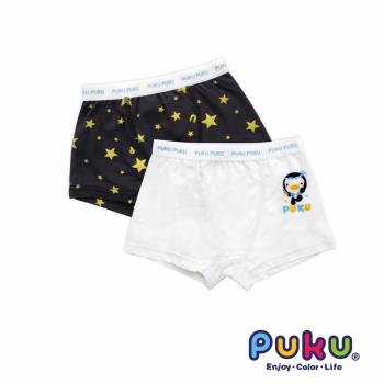 【PUKU藍色企鵝】男Star彈性四角內褲2入(SS~XL)