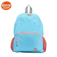 【GO TRIP 尚旅】極輕量摺疊後揹包 螢光藍