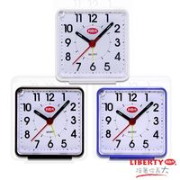 【LIBERTY利百代】小巧別致-小型夜光防貪睡靜音鬧鐘FS-206