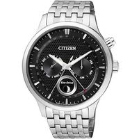 CITIZEN 星辰光動能AP1050-56E 月相顯示藍寶石鏡面男錶-黑面-42.5mm AP1050-56E
