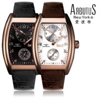 ARBUTUS 愛彼特 酒桶型兩眼淑女錶 AR0068-0P(黑面) / AR0068-1P(白面)