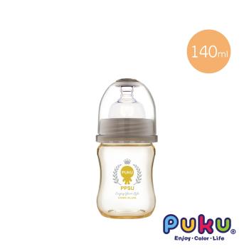 【PUKU藍色企鵝】PPSU母乳實感寬口奶瓶140ML