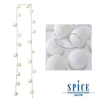 【日本 SPICE】 奢華系 WHITE GLITTER LED球泡串燈 / 帳蓬燈 露營燈