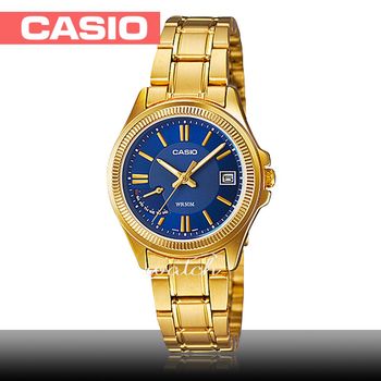 【CASIO 卡西歐】送禮首選_不鏽鋼錶帶_生活防水_礦物玻璃_氣質女錶(LTP-E115GB)