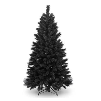 摩達客 台製豪華型12尺/12呎(360cm)時尚豪華版黑色聖誕樹 裸樹(不含飾品不含燈)