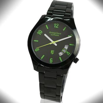 【Arseprince】義式幻影時尚中性錶-綠色