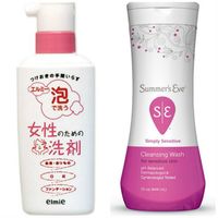 日本Elmie 泡沫去血污洗潔劑 200ml*1+美國Summer’s Eve 私密沐浴露【敏感肌膚】444ml*2