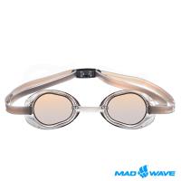 俄羅斯MADWAVE成人競技型電鍍泳鏡RACER SW MIRROR