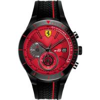 Scuderia Ferrari 法拉利 RedRev Evo 計時手錶-紅x黑/46mm 0830343
