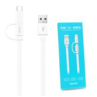 榮耀honor 原廠Micro USB Type-C 二合一傳輸線 (公司貨-盒裝)