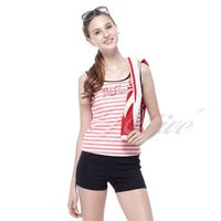 【沙兒斯品牌】亮彩條紋款二件式泳裝 NO.B92268