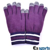 任-Ex-sports 觸控手套 智慧多功能(女款-G04-深紫)